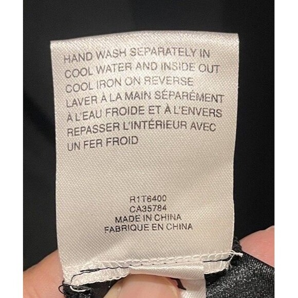 Jacques Vert Empire Evening Dress Womens Size 12 Black Embellished Chiffon - Picture 8 of 9